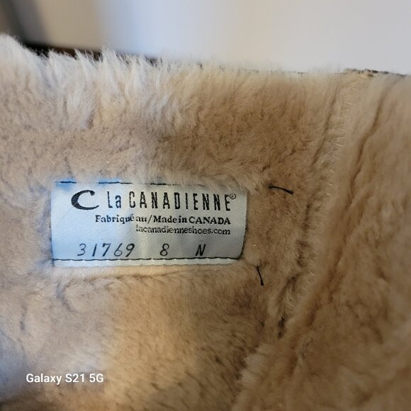La Canadienne wedge bootie- Shearling - Picture 2 of 3